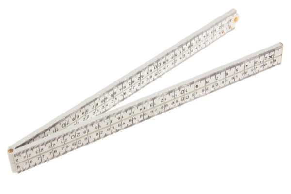 Duimstok Wit Kunststof